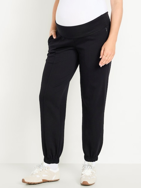 Maternity Dynamic Fleece Rollover Waist Joggers