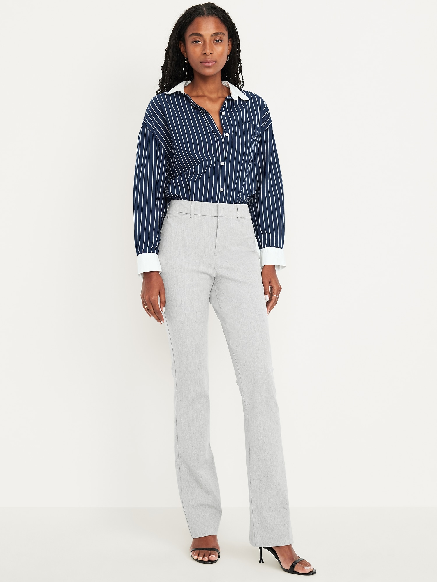 High-Waisted Pixie Flare Pants