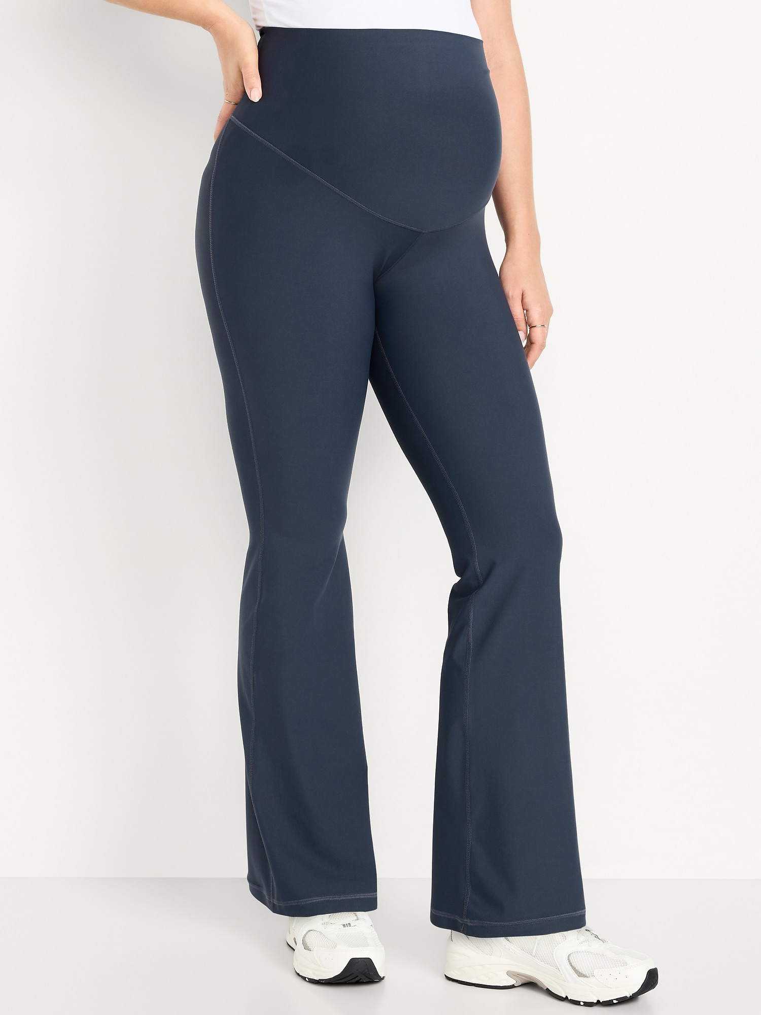 Maternity Full-Panel PowerSoft Flare Leggings