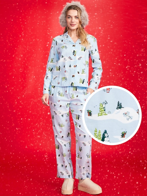 Old Navy x Star Wars Printed Flannel Pajama Set for Women