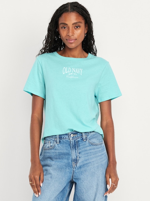 T-SHIRT RAS DU COU À LOGO IMPRIMÉ