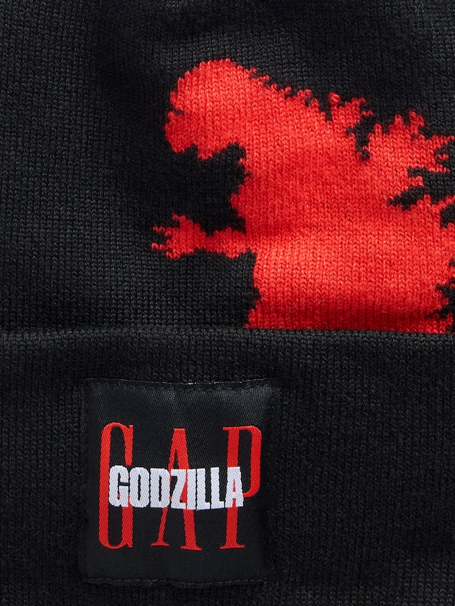 ゴジラ グラフィック GAPロゴ ビーニー (キッズ)-1