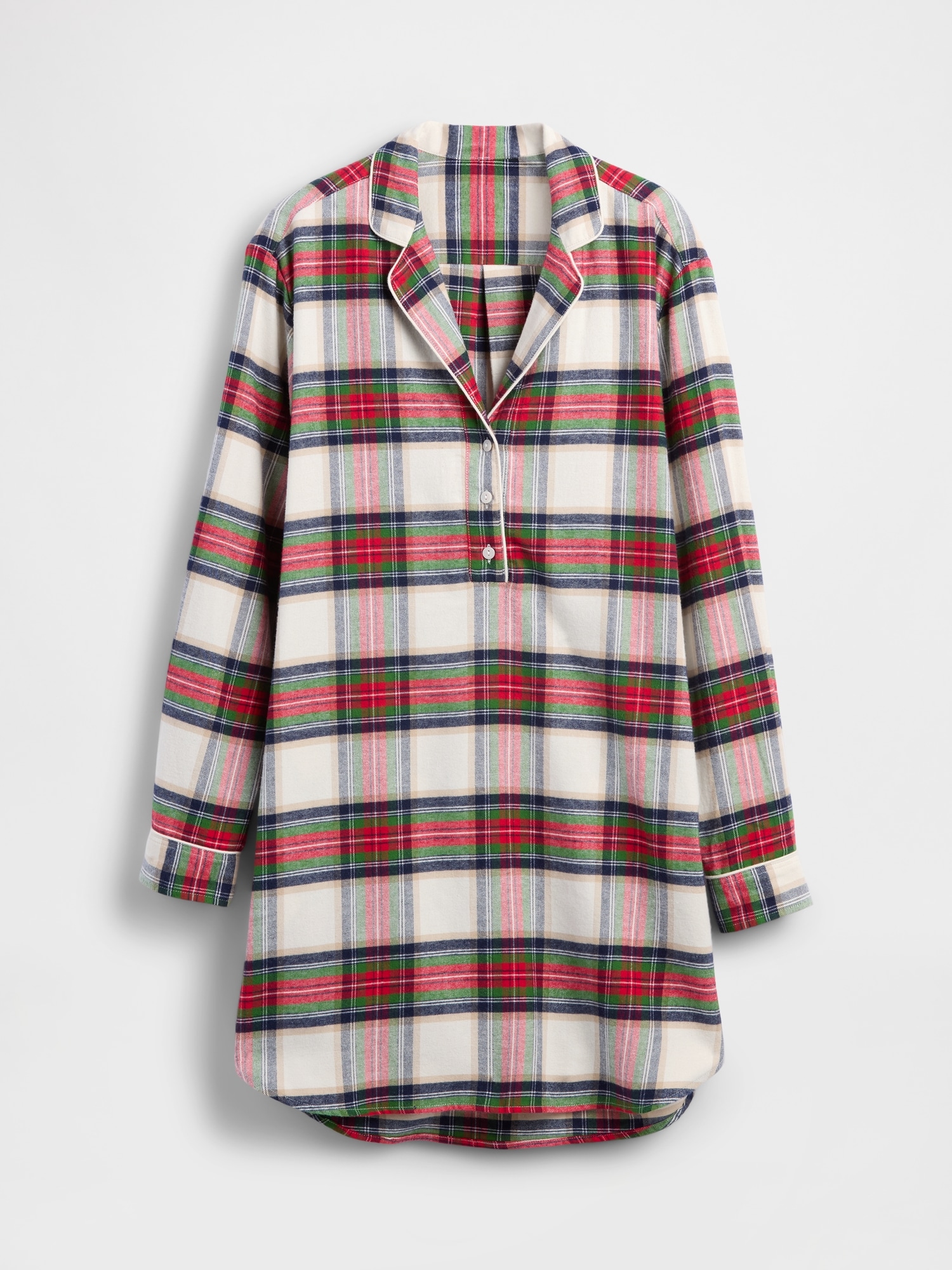 スーパーソフト フランネル パジャマワンピース-4