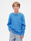 リラックスフィット クルーネックセーター (キッズ)-0