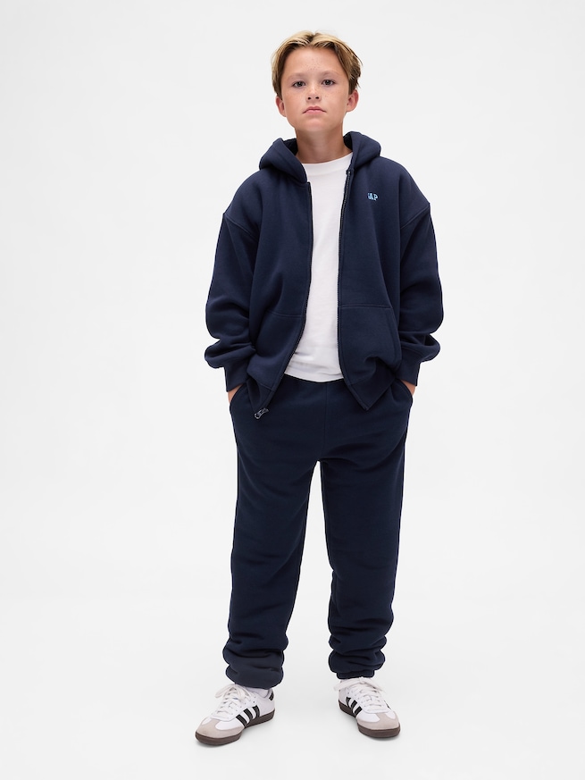 リラックスフィット 裏ボアジョガーパンツ (キッズ)-0