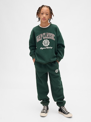 ヴィンテージソフト リラックスフィット GAPロゴ ジョガーパンツ (キッズ)