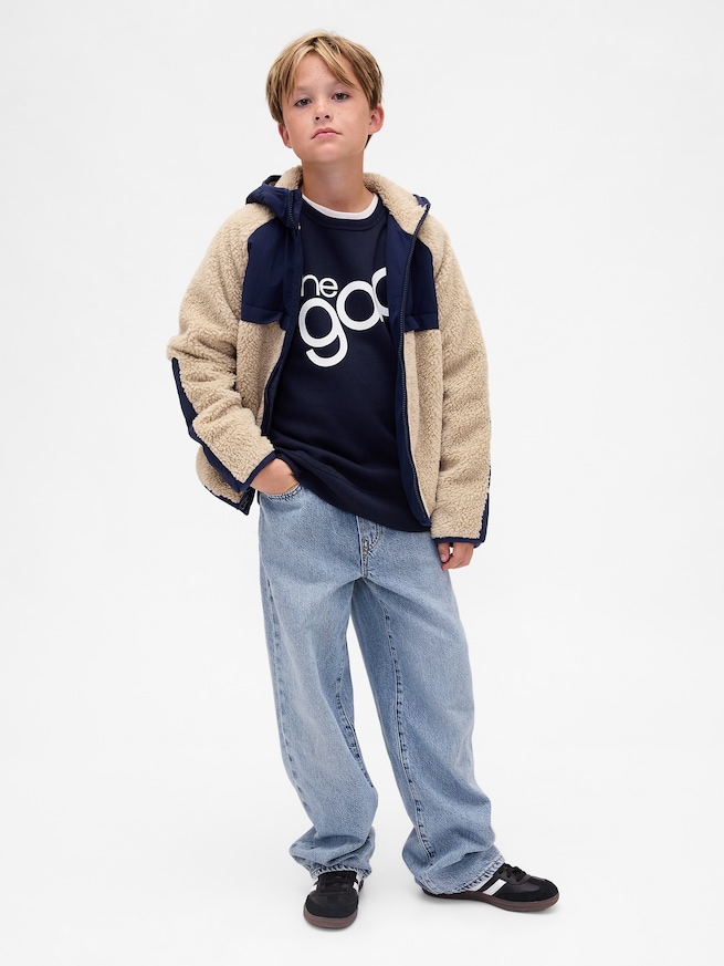 GAPロゴ スウェットシャツ (キッズ)-3