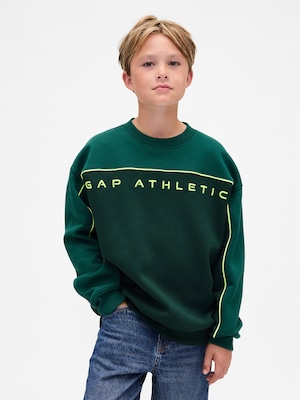 ヴィンテージソフト カラーブロック GAPロゴ スウェットシャツ (キッズ)