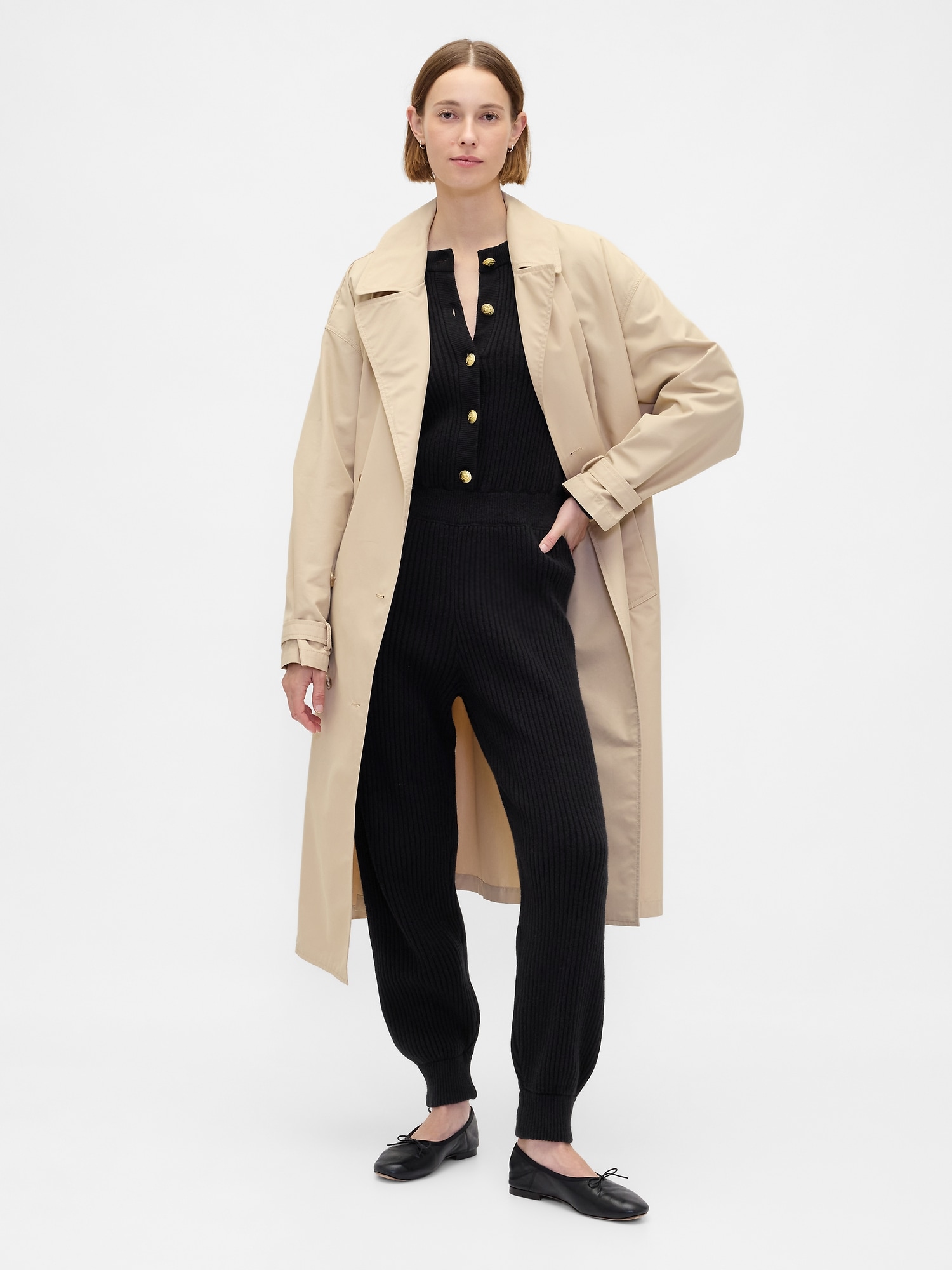 CashSoft Rib Sweater Jumpsuit