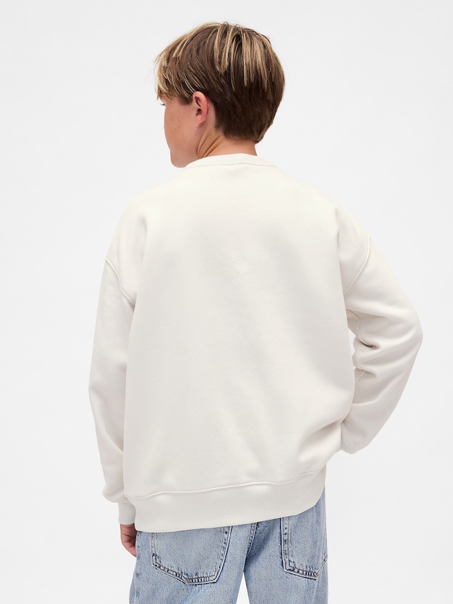 ヴィンテージソフト リラックスフィット GAPロゴスウェットシャツ (キッズ)-2