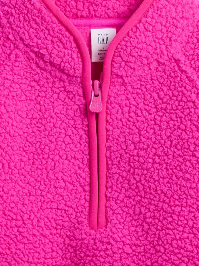 ボア ハーフジップ プルオーバー (幼児・ベビー)-2