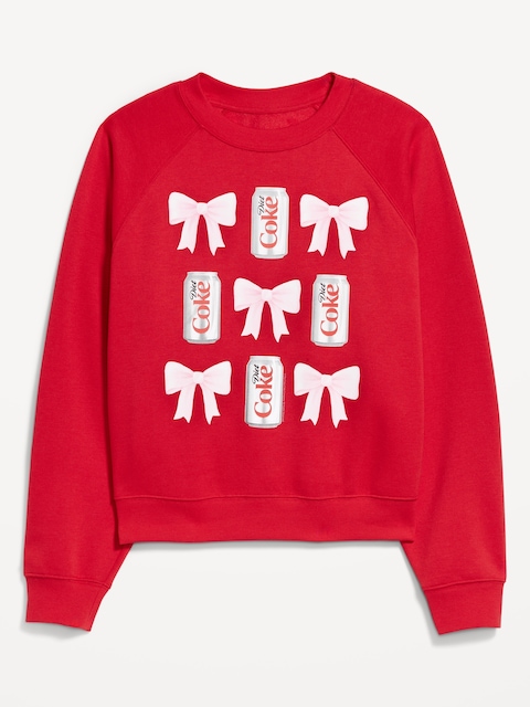 Diet Coke® Oversized Raglan Sweatshirt