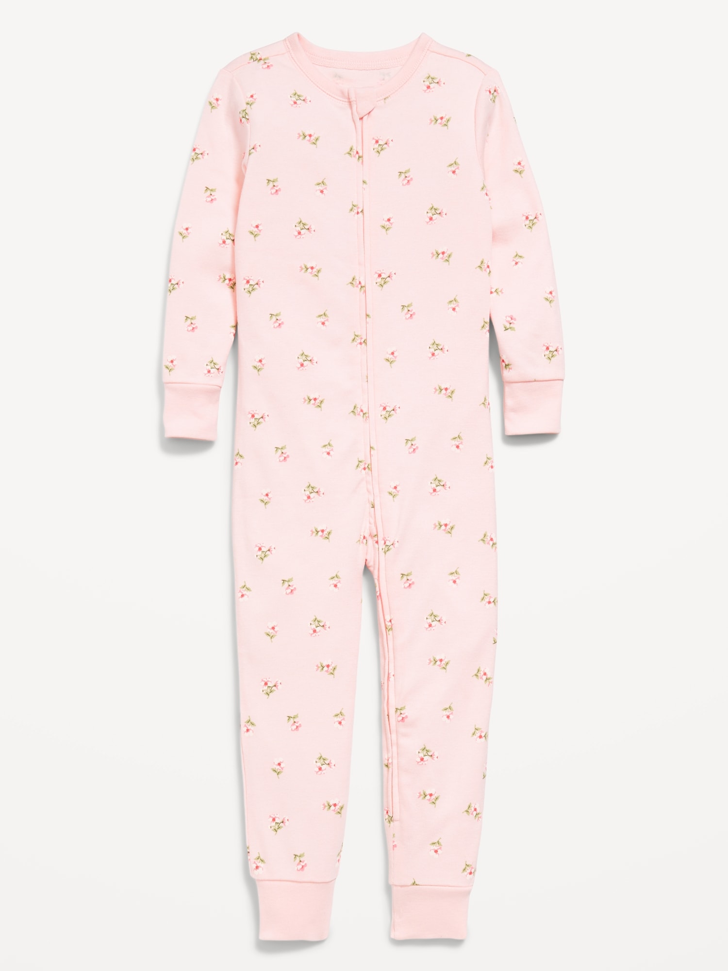 Unisex Snug-Fit 2-Way-Zip Printed Pajama One-Piece for Toddler & Baby