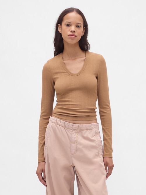 モダンリブ Tシャツ