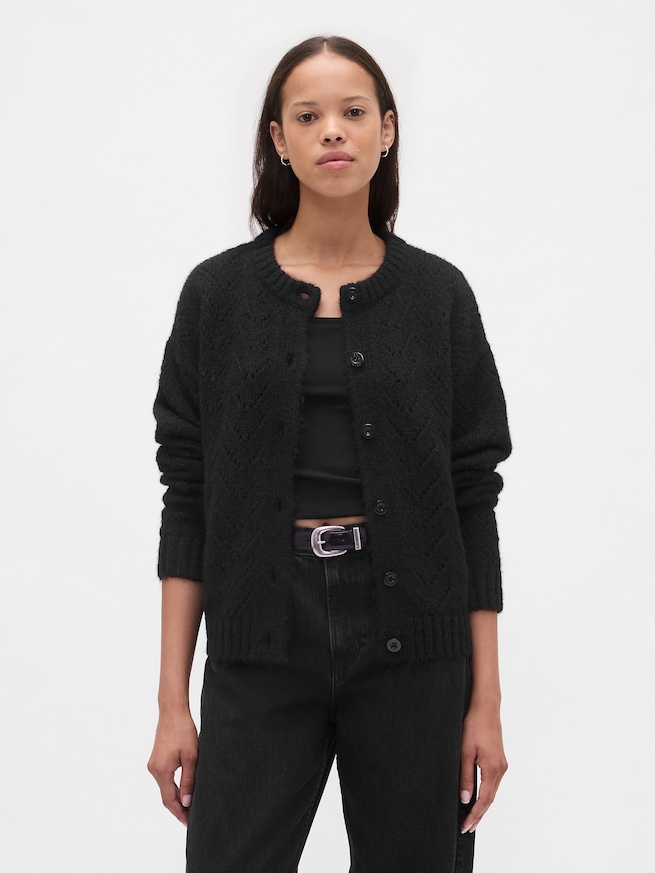 ふわもこ ポインテール カーディガン-0