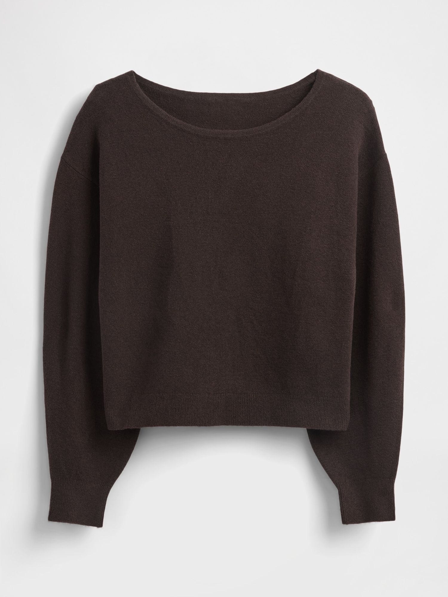 GAP SANDYLIANG カシミヤタッチ クロップドセーター CashSoft カシミヤタッチ ストレッチ ランタンスリーブ クロップドセーター