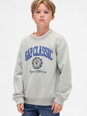 ヴィンテージソフト リラックスフィット GAPロゴスウェットシャツ (キッズ)