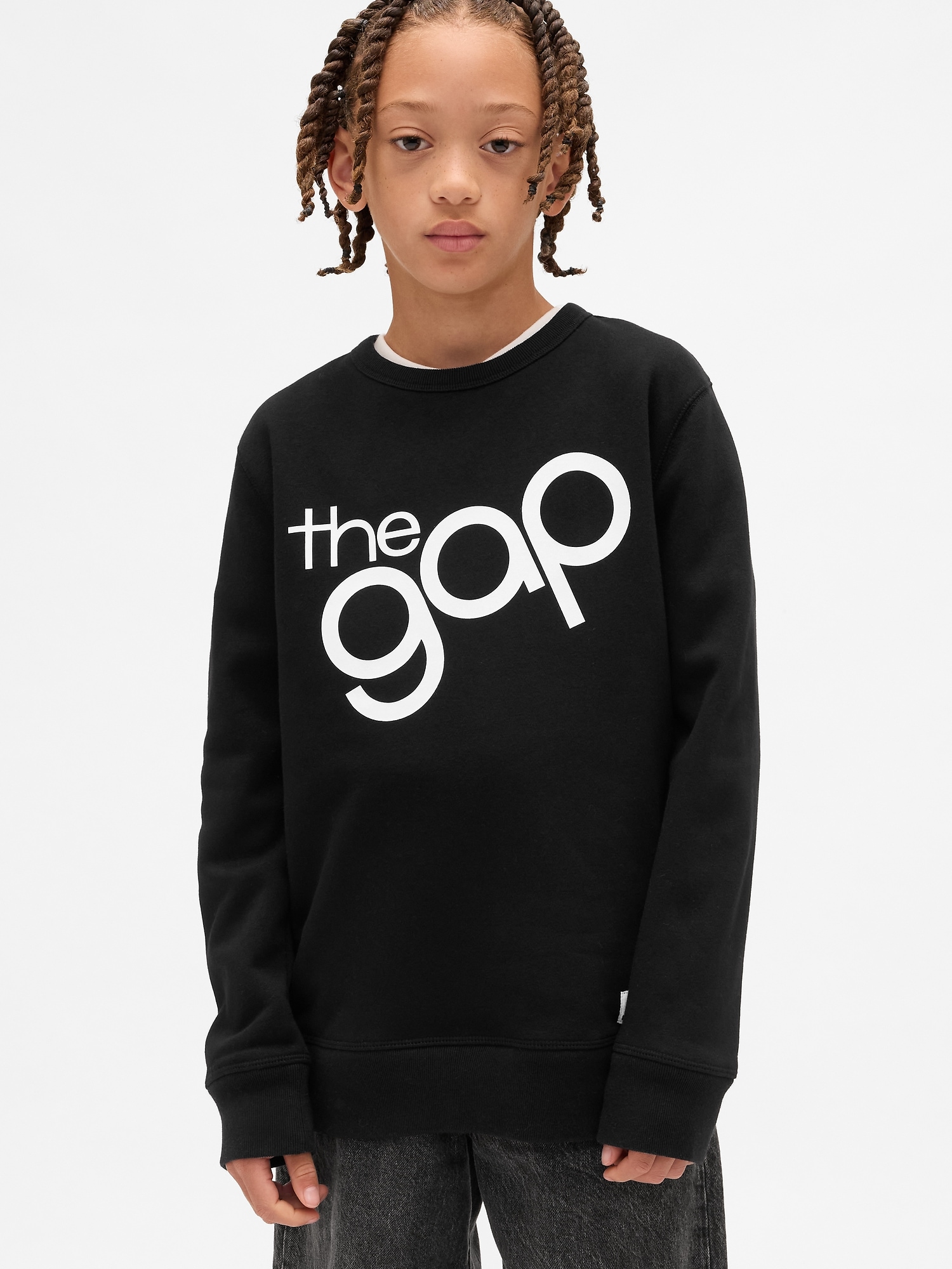 GAPロゴ スウェットシャツ (キッズ)-0