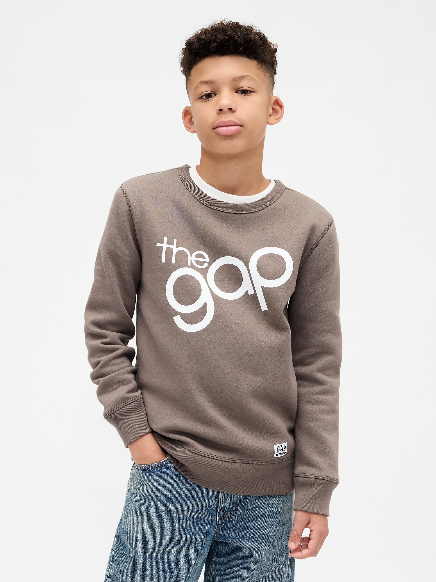 Gap GAPロゴ スウェットシャツ (キッズ)