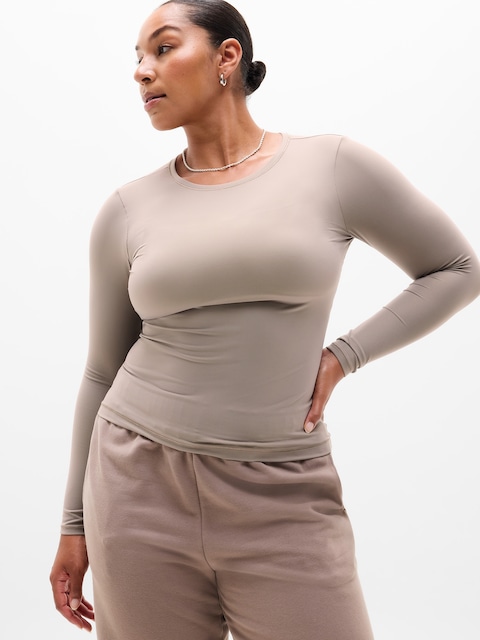BodyMove Crew Neck Long Sleeve Top
