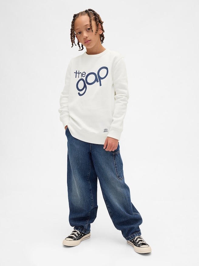 GAPロゴ スウェットシャツ (キッズ)-3