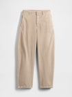 ミッドライズ ツイル バレルパンツ-6