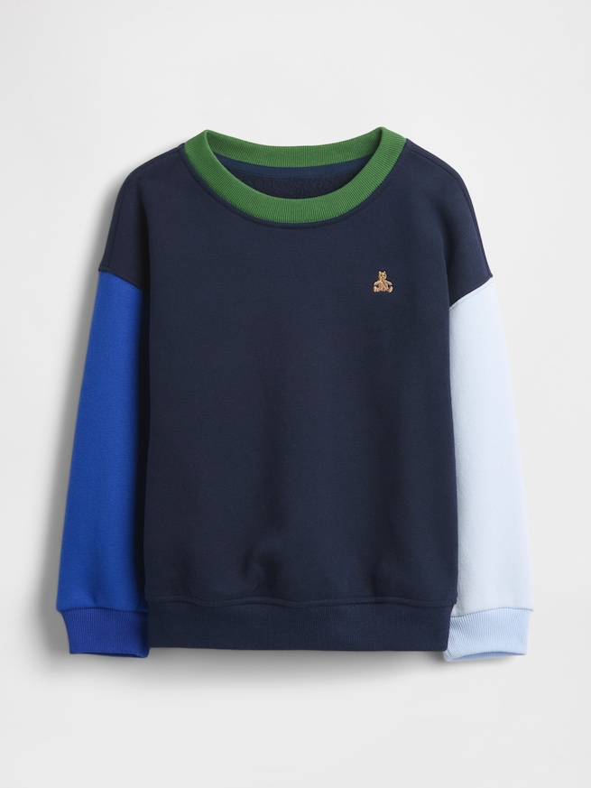 ヴィンテージソフト カラーブロック スウェットシャツ (幼児・ベビー)-1