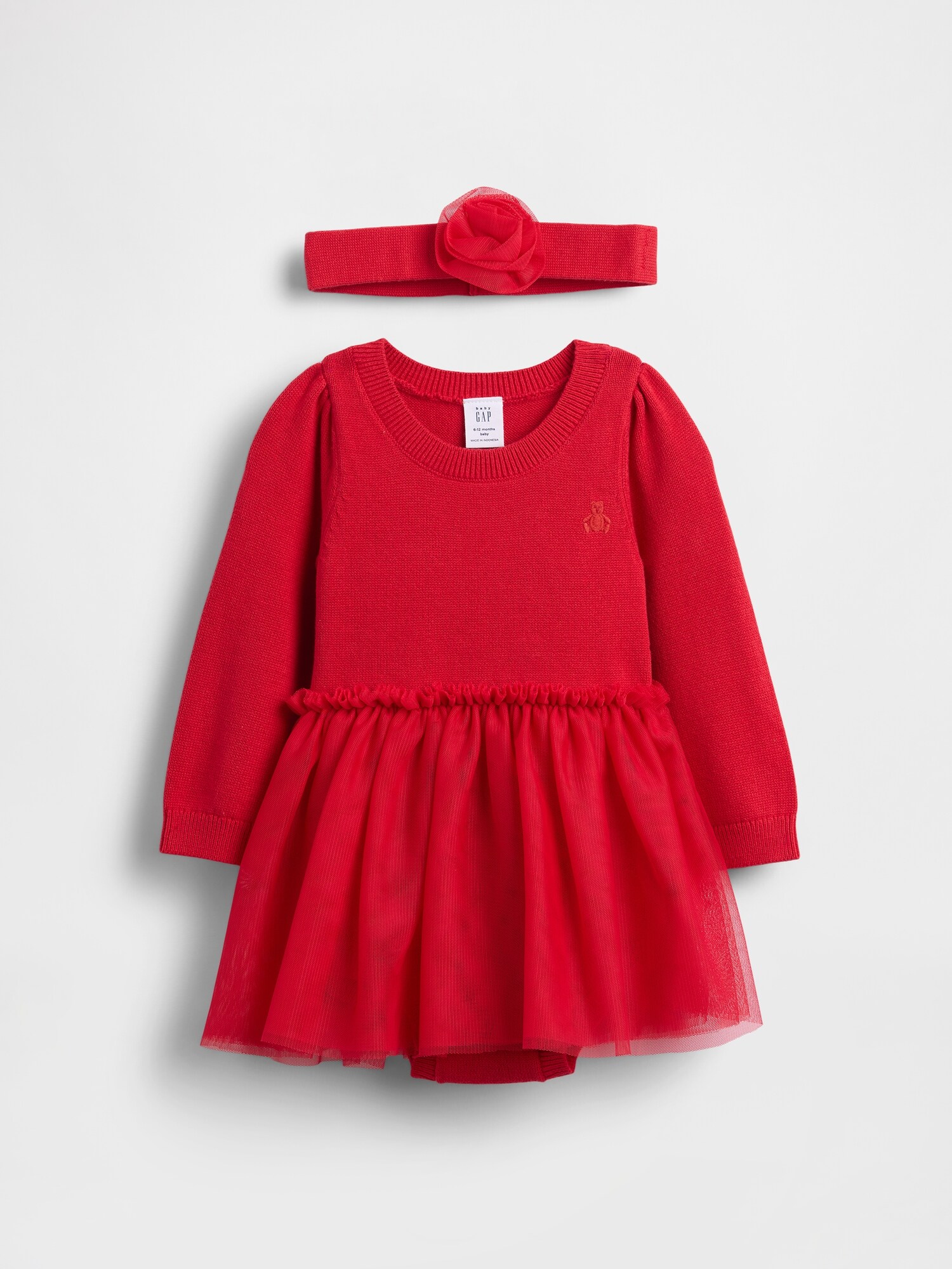 Gap チュール ニット ボディスーツ ワンピースコーデセット (ベビー)