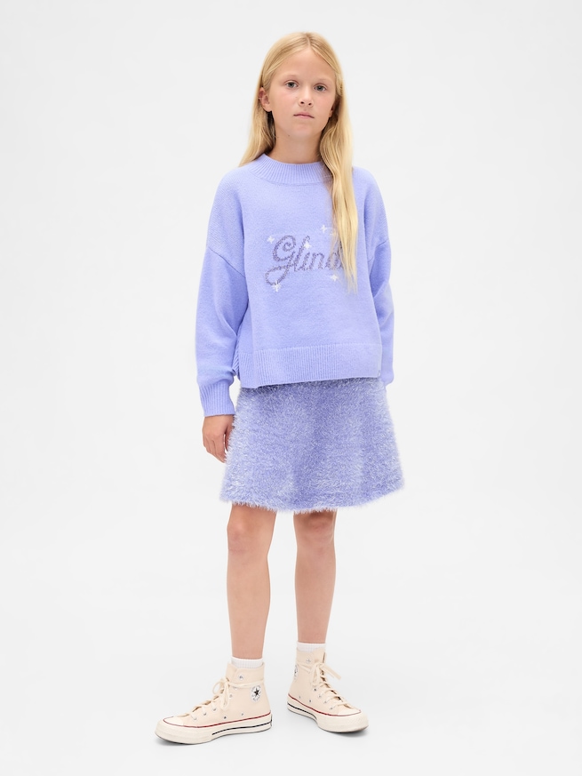 ウィキッド ティンセルアイラッシュ ニットスカート (キッズ)-0