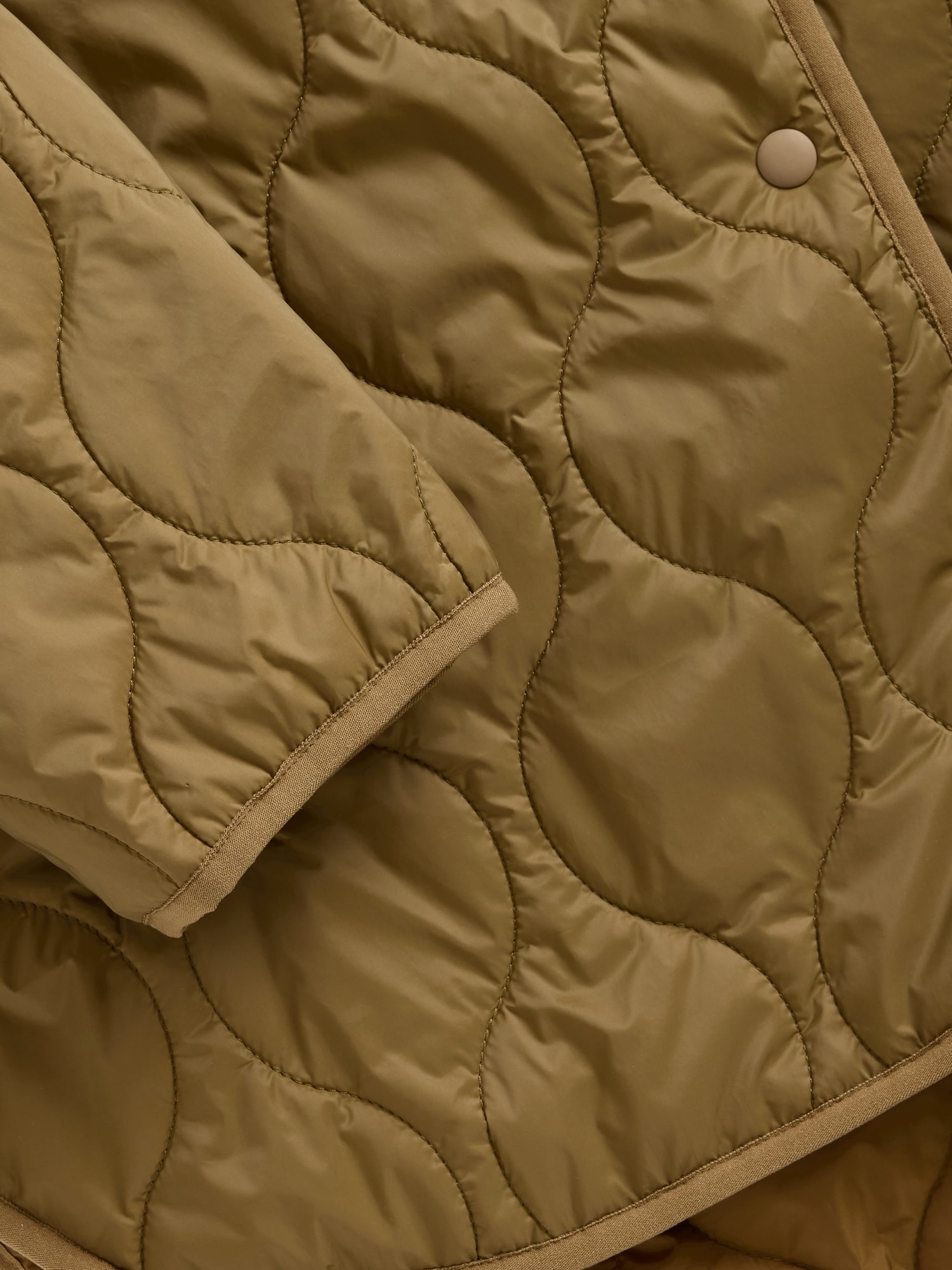 リサイクル ライトウェイト オーバーサイズ キルティング ライナージャケット-4