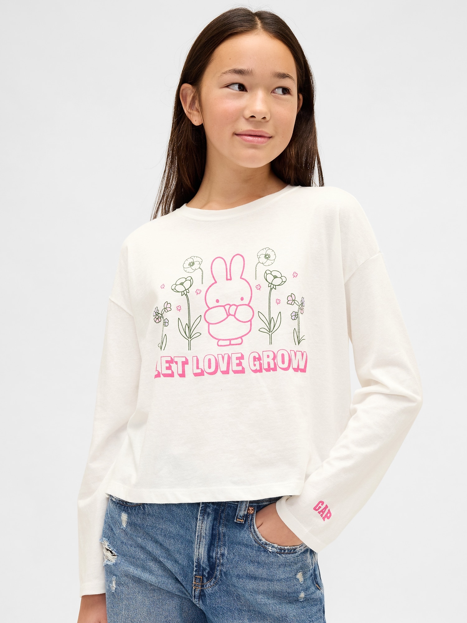 Kids Miffy Oversized Graphic T-Shirt