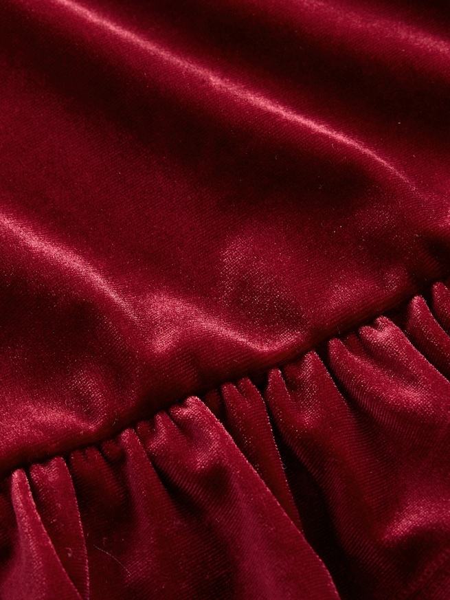 ベロア ペプラム トップス (キッズ)-4