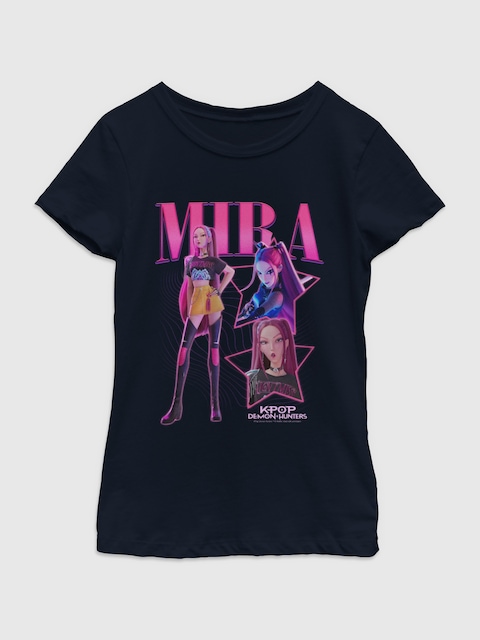 K-Pop Demon Hunters Y2K Mira Graphic T-Shirt for Girls