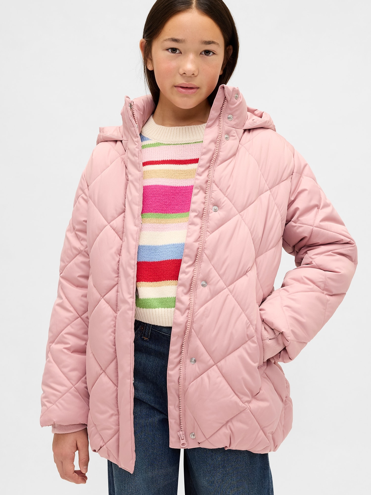 MANTEAU REMBOURRÉ MATELASSÉ POUR ENFANT
