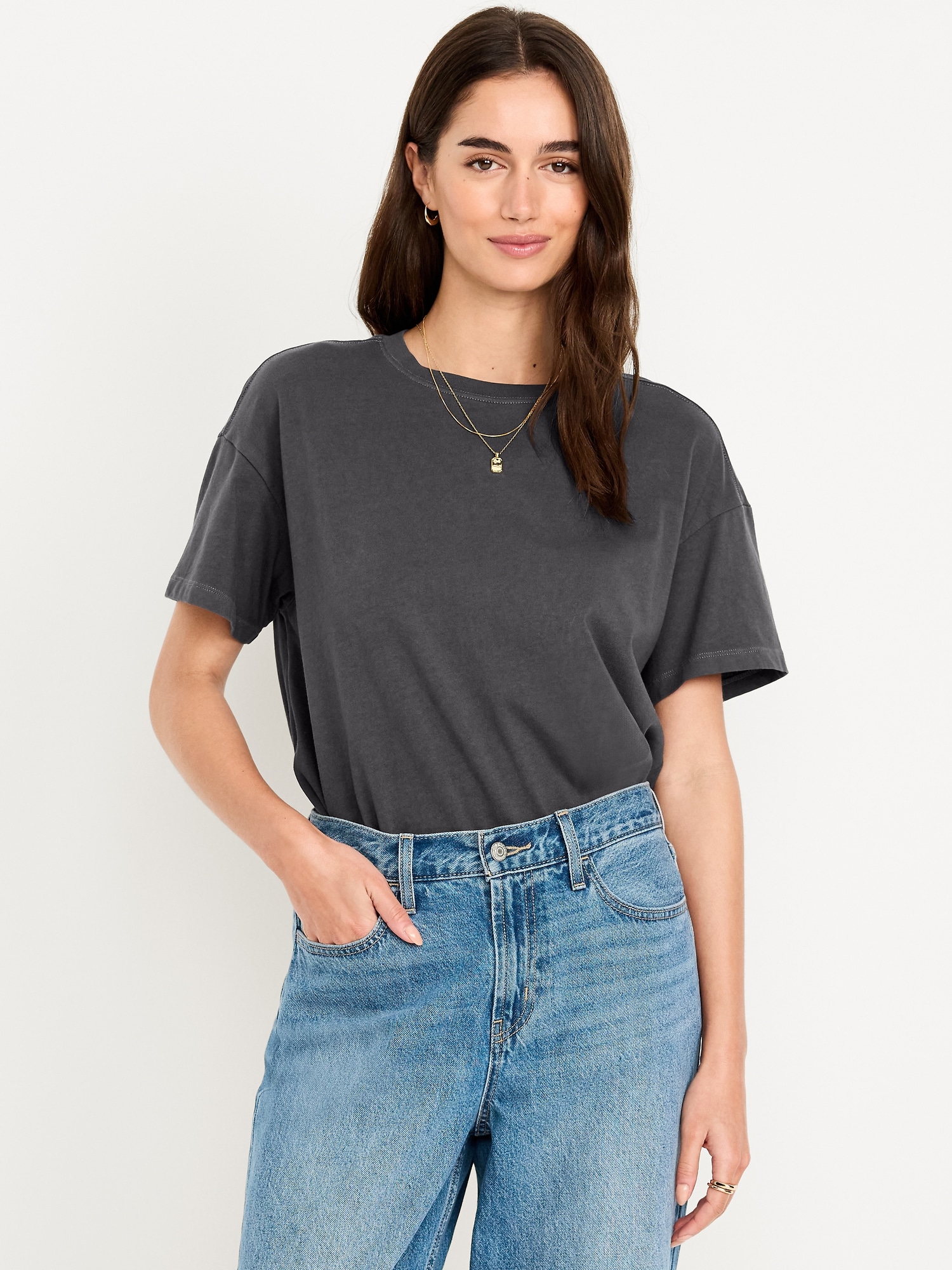 T-SHIRT RAS DU COU VINTAGE POUR FEMME