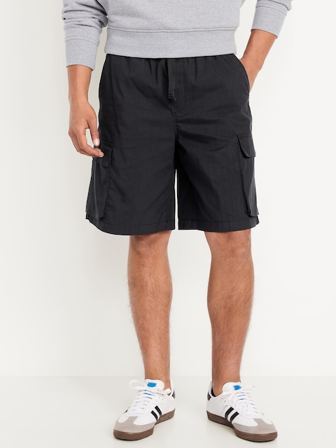 Baggy Cargo Shorts -- 9-inch inseam