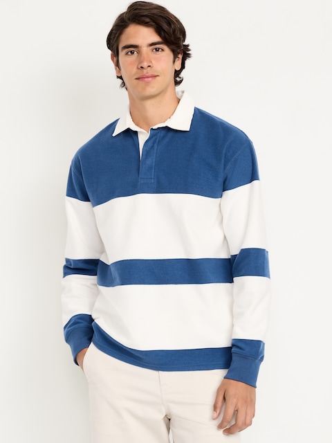 POLO DE RUGBY EN TISSU DUVETEUX