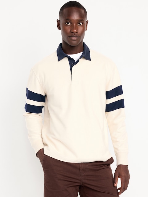 POLO DE RUGBY EN TISSU DUVETEUX