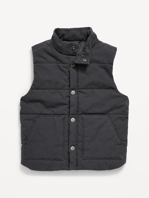 Quilted Western Vest for Boys