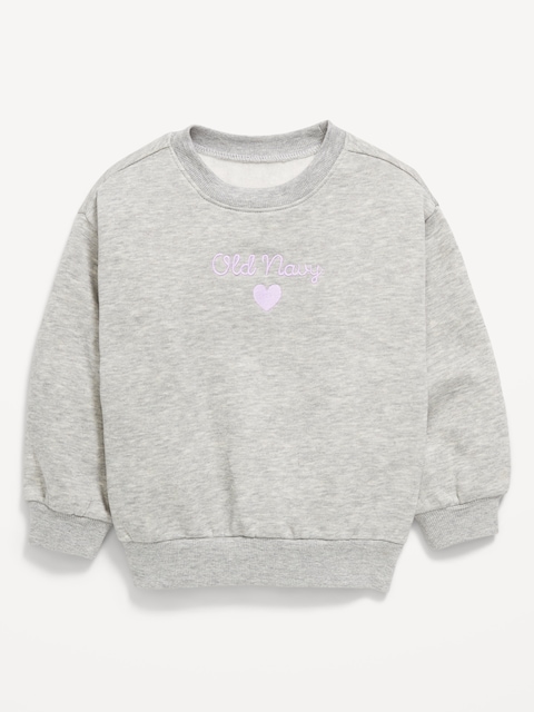 Long-Sleeve Logo-Graphic Sweatshirt for Toddler Girls