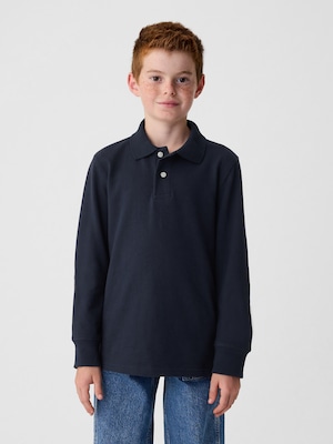 オーガニックコットン ユニフォーム ポロシャツ (キッズ)