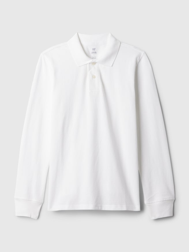 オーガニックコットン ユニフォーム ポロシャツ (キッズ)-2