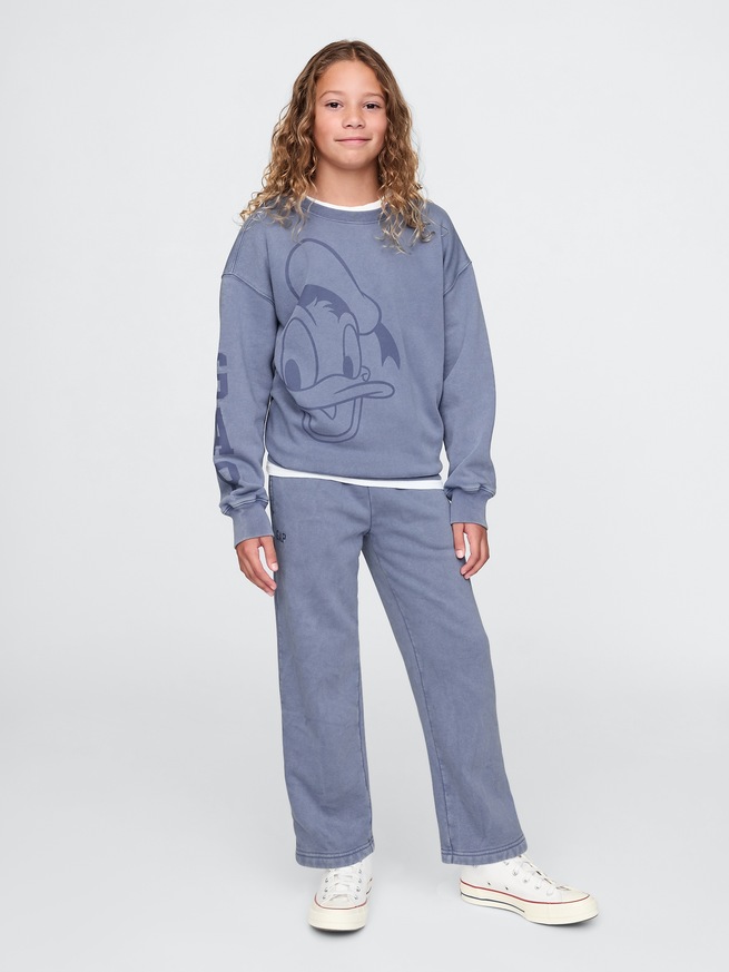 Gap &times; ディズニー ヴィンテージソフト GAPロゴ スウェットシャツ (キッズ)-3