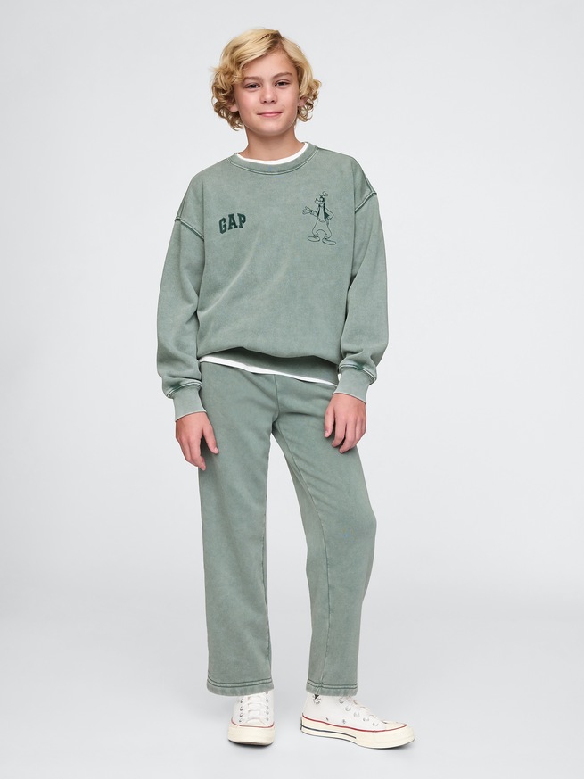 Gap &times; ディズニー ヴィンテージソフト GAPロゴ スウェットシャツ (キッズ)-3