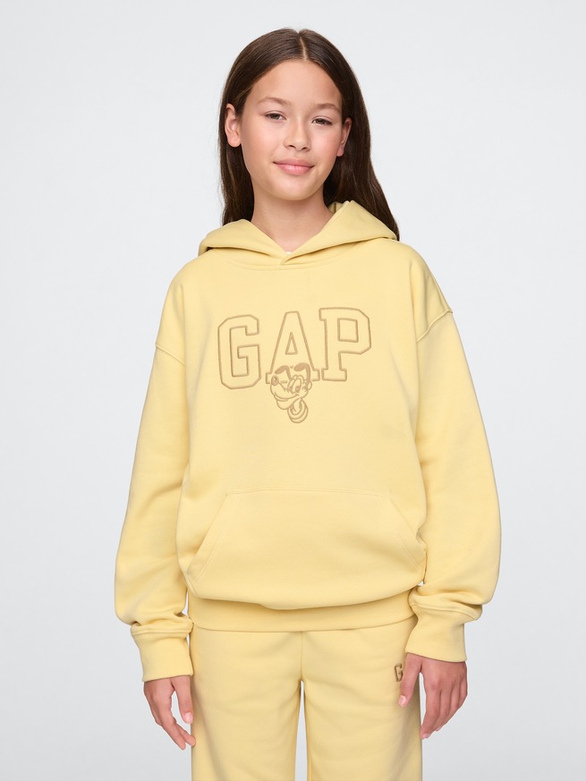 Gap &times; ディズニー ヴィンテージソフト GAPロゴ パーカー (キッズ)-1