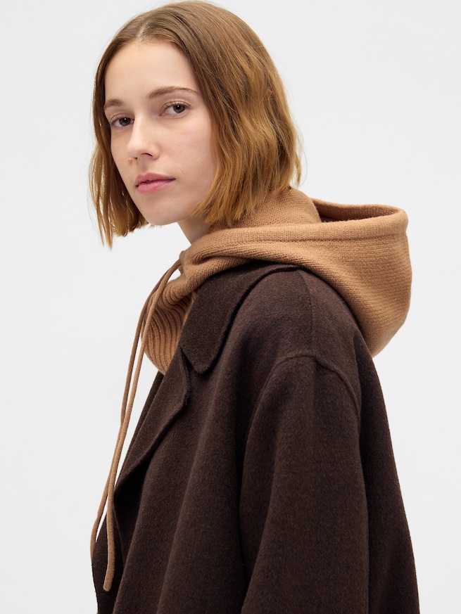 CashSoft カシミヤタッチ ドローコード バラクラバ-0