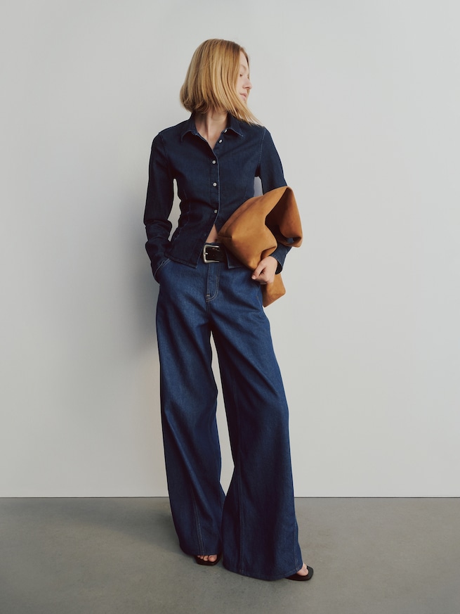 ミッドライズ ウルトラソフト バギーデニム-7