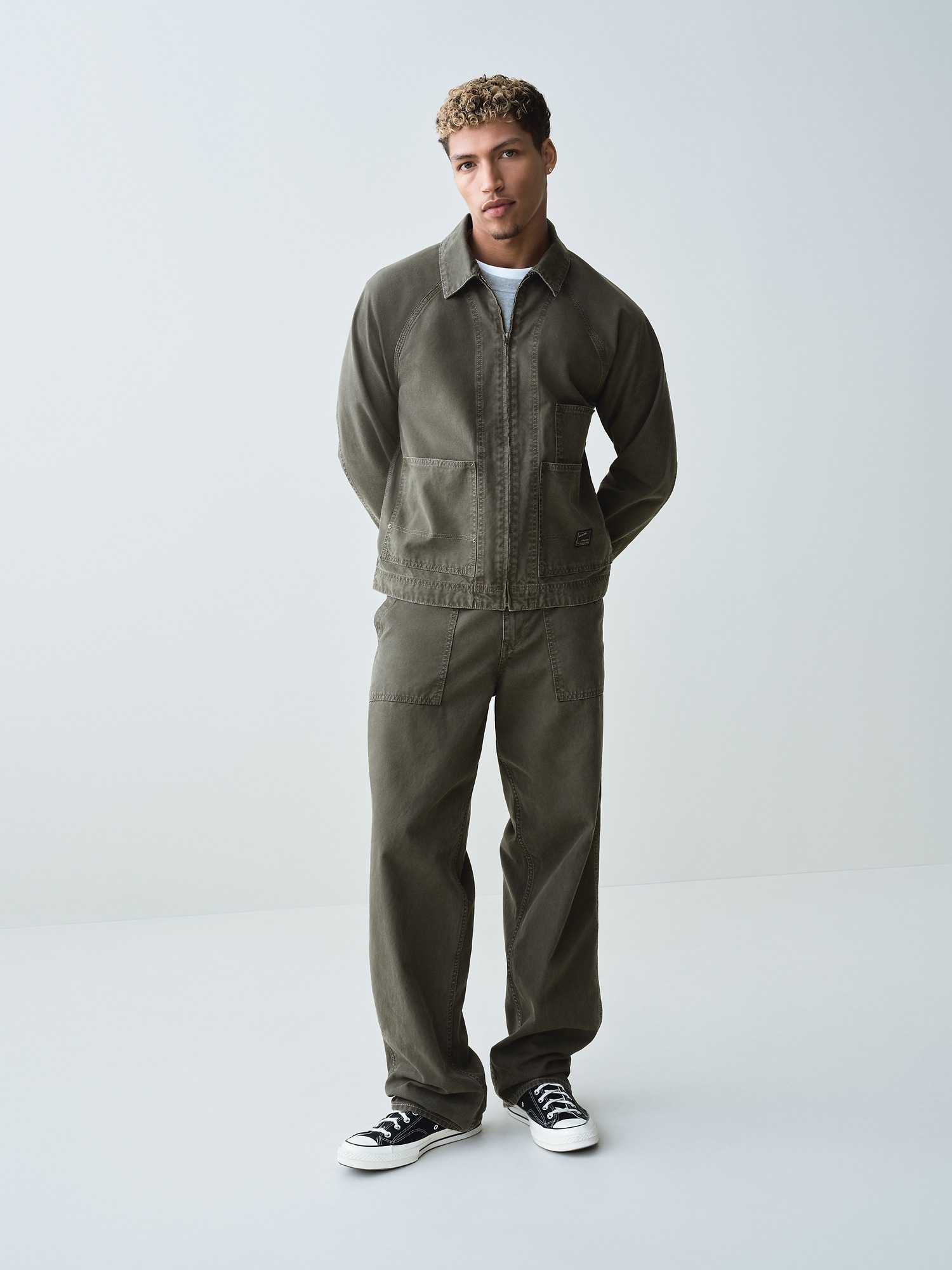 Gap公式オンラインストア | キャンバス バギー カーペンターデニム