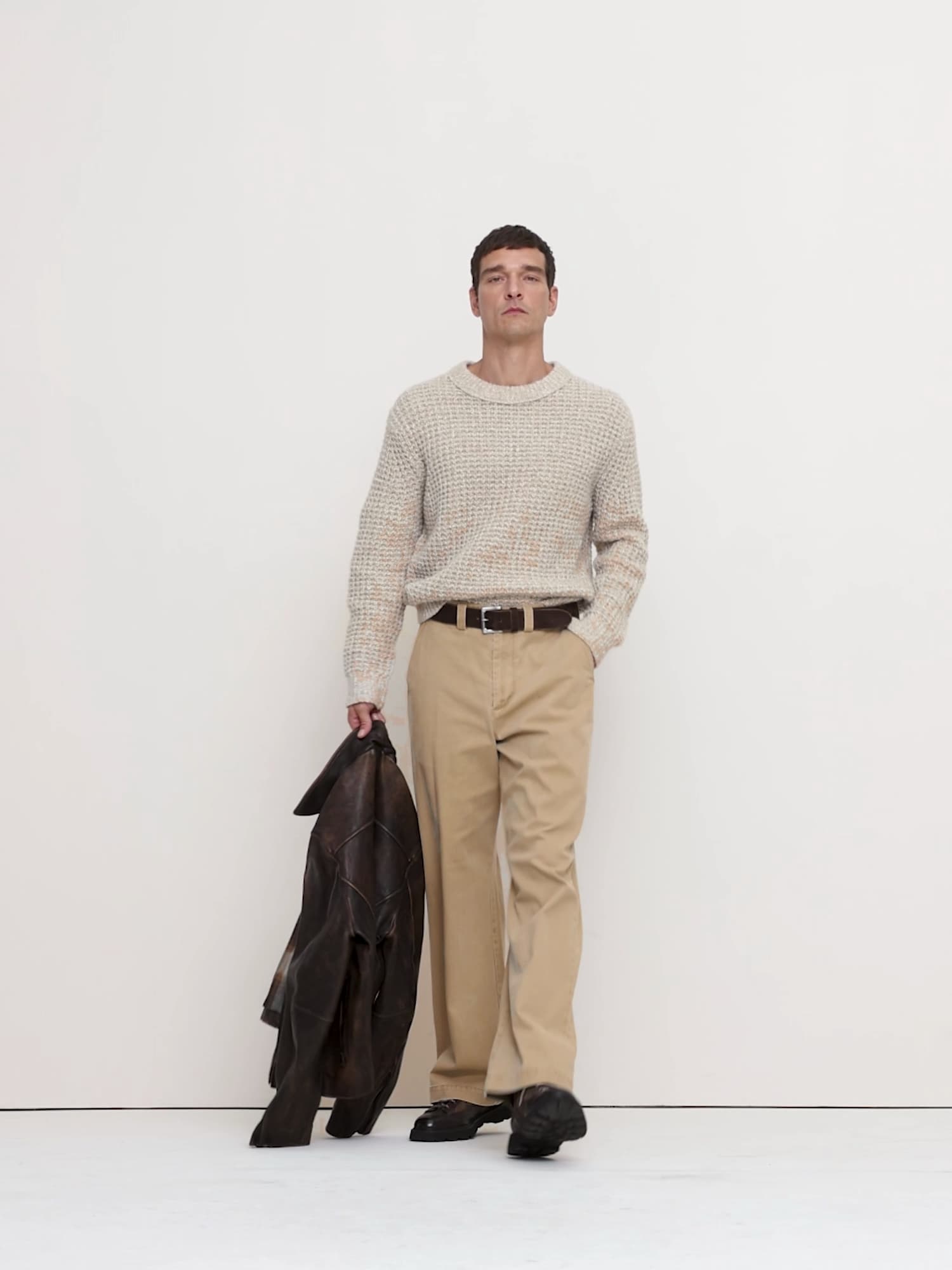 ルーズ ブラッシュド イタリアン チノ-5 ルーズ ブラッシュド イタリアン チノ-5