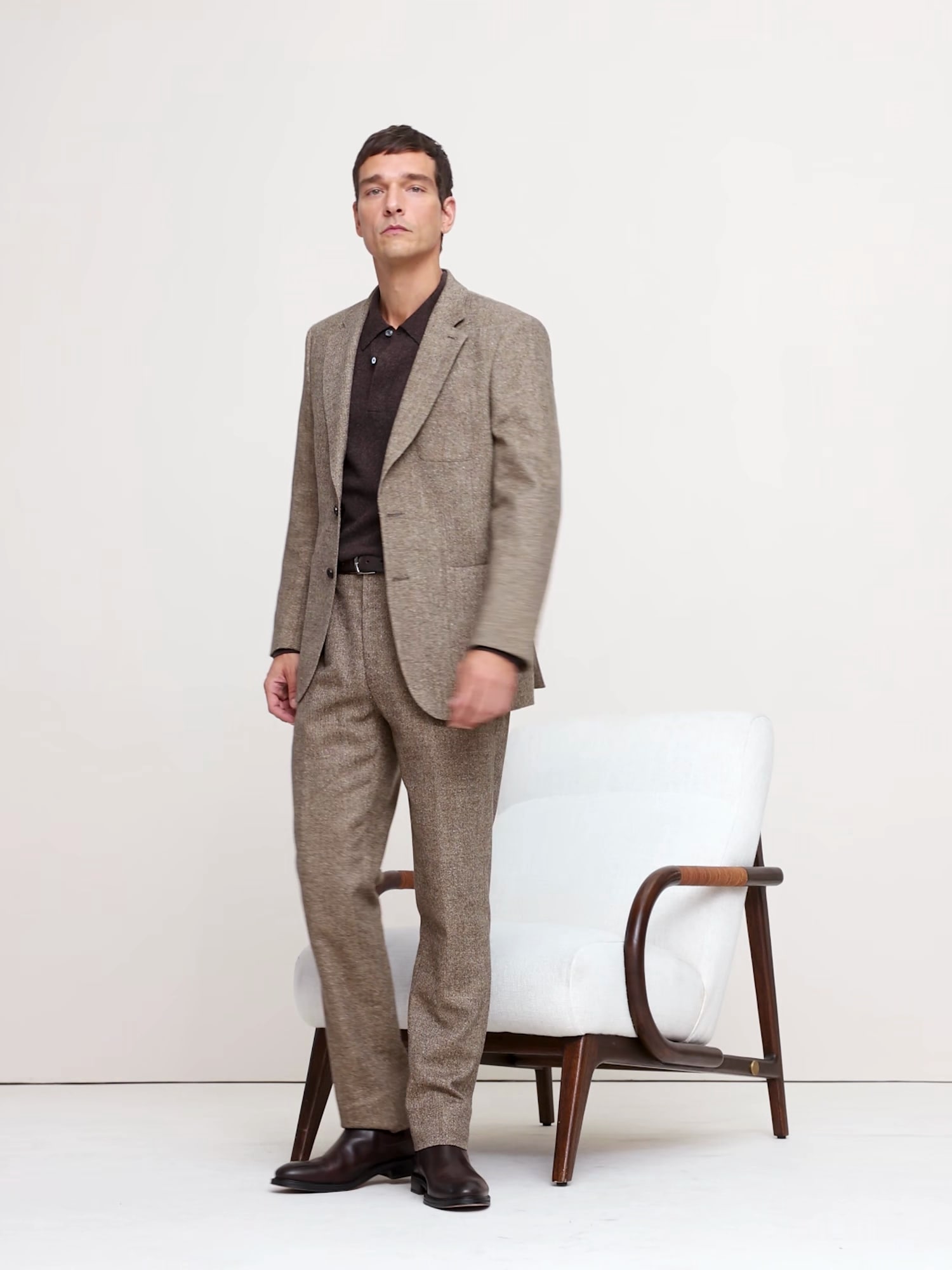 イタリアン ウールブレンド スーツジャケット-7 イタリアン ウールブレンド スーツジャケット-7